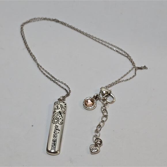 Brighton Swarovski Crystal and Silver Pl Shine On Charm and Pendant Necklace - Picture 8 of 9